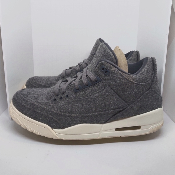 NIKE AIR JORDAN 3 - WOOL - SIZE-11 - Picture 5 of 6